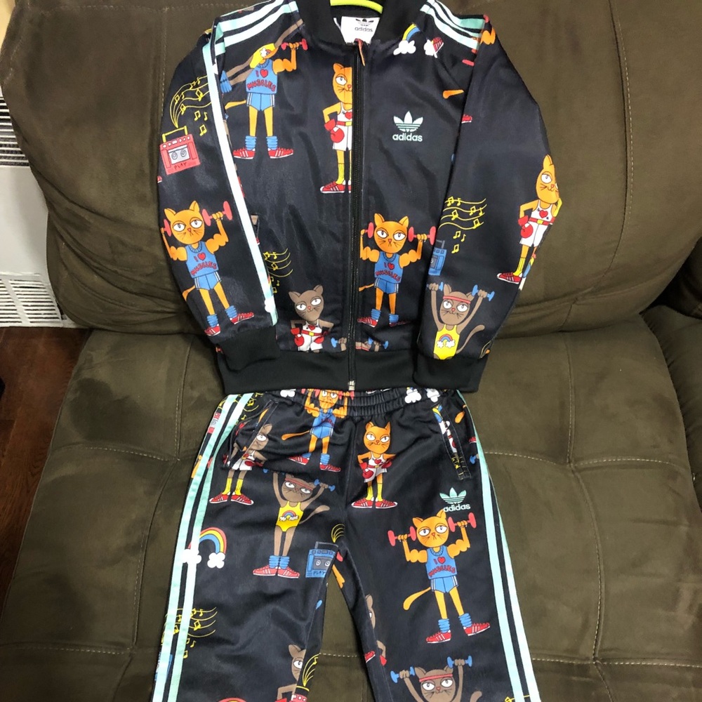 Adidas x Mini Rodini track suit